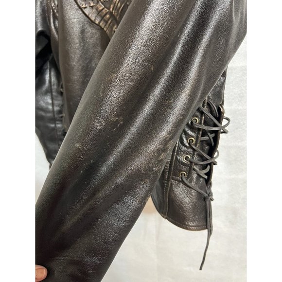 Harley-Davidson Black Leather Jacket - Picture 8 of 12